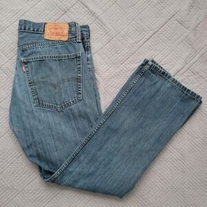 Levi's 527 bootcut jeans 36 X 32 100% cotton neutral streetwear casual preppy